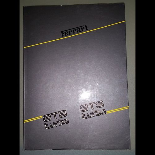 Ferrari GTB / GTS Turbo use and maintenance manual