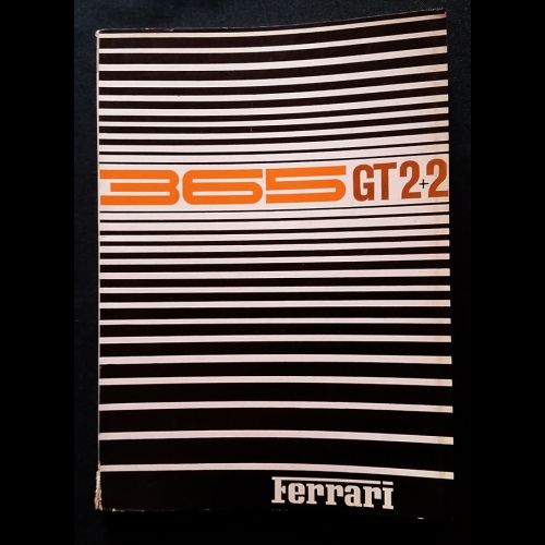 Ferrari 365 GTB 2+2 use and maintenance manual