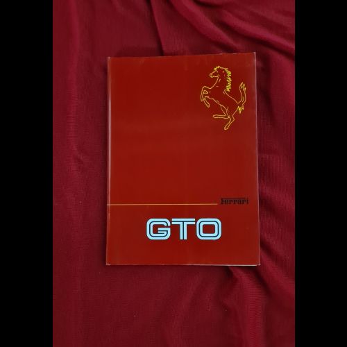 Ferrari 288 GTO use and maintenance manual