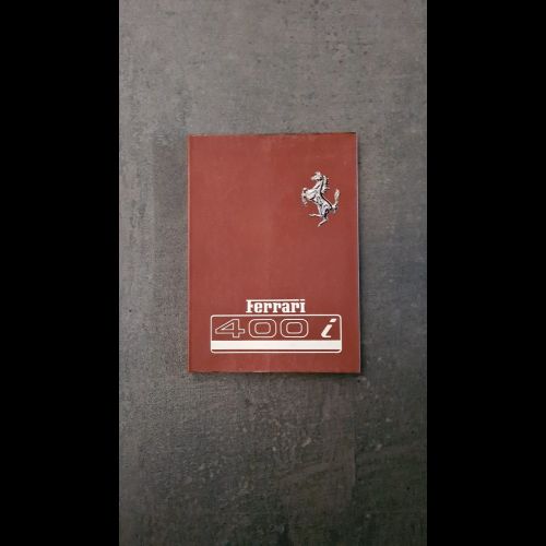 Ferrari 400i use and maintenance manual