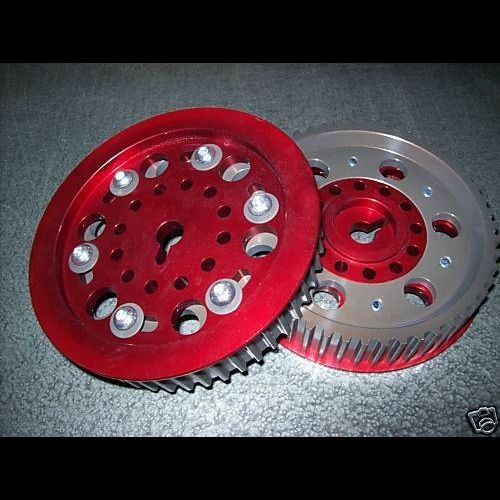 Pair of Delta 16v adjustable pulleys