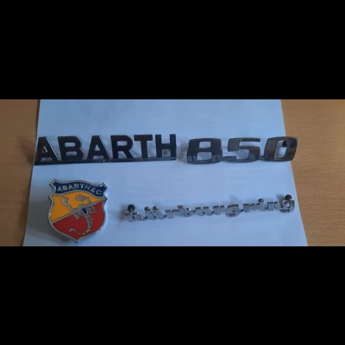 Abarth 850 Nurburgring lettering