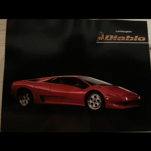  Brochure Lamborghini Diablo USA