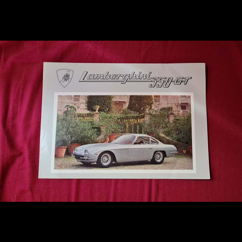 Lamborghini 350 GT brochure