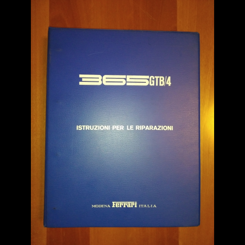 Manuale di Officina Ferrari 365 GTB/4 Daytona 1969 Originale