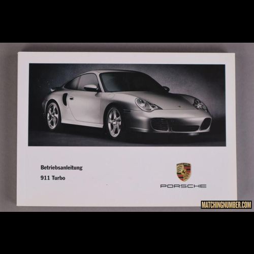 Porsche 911 Turbo Owner's Manual