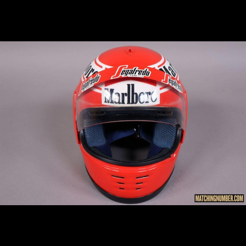 Casco Formula 1 Niki Lauda design Marlboro Segafredo