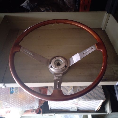 Volante in plastica effetto legno alfa 2000