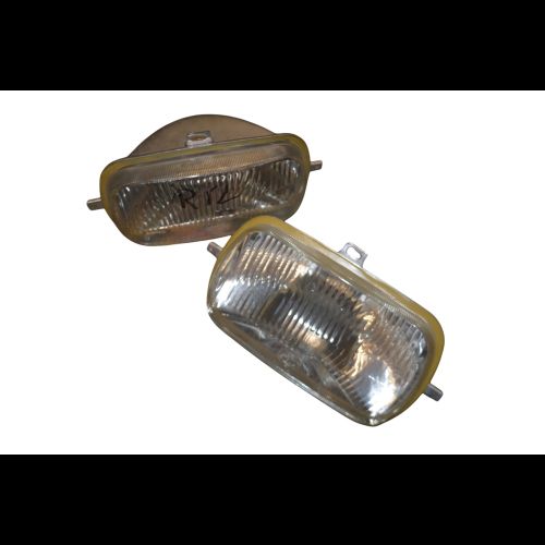 Pair of Renault 12 and Matra Bagheera front lights