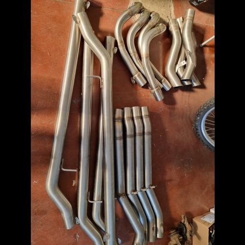 Complete stainless steel exhaust for Lancia Delta group "A"